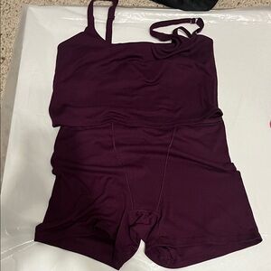Old Navy Women's Dark Purple Pajama Set
